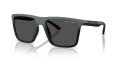 Armani Exchange AX4162SU Matte Grey Gradient/Dark Grey (838887) Sunglasses - Color Image