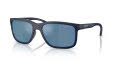 Arnette AN4359 Dark Blue Matte/Shiny/Dark Grey Mirror Water Polar (276222) Sunglasses - Color Image