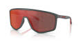 Arnette AN4360 Dark Grey/Dark Grey Mirror Red/Yellow (28416Q) Sunglasses - Color Image