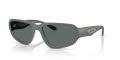 Arnette AN4365 Transparent Dark Grey/Dark Grey Polarized (300981) Sunglasses - Color Image