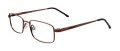 Cool Clip CC834 with Clip-On Lens Satin Dark Brown (10) Eyeglasses - Color Image