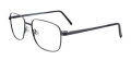 Cool Clip CC838 With Clip-On Lens Satin Dark SteelBlue (50) Eyeglasses - Color Image