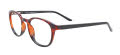 Cool Clip CC842 With Clip-On Lens Dark Brown Marbled (10) Eyeglasses - Color Image