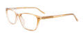 Cool Clip CC855 With Clip-On Lens Transparent Striped Light Brown (10) Eyeglasses - Color Image