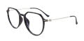 IChill C7016 No Clip-On Lens Black & Silver (90) Eyeglasses - Color Image