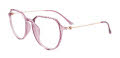 IChill C7016 No Clip-On Lens Crystal Purple & Gold (80) Eyeglasses - Color Image