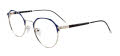 IChill C7022 No Clip-On Lens Blue & Silver (50) Eyeglasses - Color Image