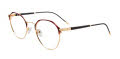 IChill C7022 No Clip-On Lens Dark Red & Gold (30) Eyeglasses - Color Image