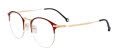 IChill C7023 No Clip-On Lens Dark Red & Gold (30) Eyeglasses - Color Image