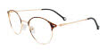 IChill C7025 No Clip-On Lens Demi Amber & Gold (10) Eyeglasses - Color Image