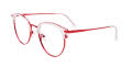 IChill C7038 No Clip-On Lens Shiny Red & Crystal (30) Eyeglasses - Color Image