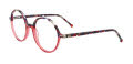 IChill C7041 No Clip-On Lens Red Crystal & Blue Red Marbled (30) Eyeglasses - Color Image