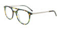 IChill C7043 No Clip-On Lens Demi Green/Satin Silver (60) Eyeglasses - Color Image