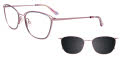 Takumi TK1186 With Magnetic Clip-On Lens Lilac (080) Eyeglasses - Color Image