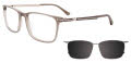 Takumi TK1205 With Magnetic Clip-On Lens Matt Grey (020) Eyeglasses - Color Image