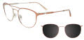 Takumi TK1236 Satin Rose & Steel (030) Eyeglasses - Color Image