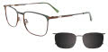 Takumi TK1238 Green & Copper (060) Eyeglasses - Color Image