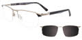Takumi TK1239 Satin Grey & Black / Black & Grey (020) Eyeglasses - Color Image