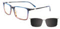 Takumi TK1245 Blue Gradient / Black (050) Eyeglasses - Color Image