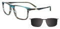 Takumi TK1249 Matt Grey & Blue (020) Eyeglasses - Color Image