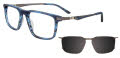 Takumi TK1249 Matt Blue & Grey  (050) Eyeglasses - Color Image