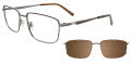 Takumi TK1262 Steel & Light Brown (010) Eyeglasses - Color Image