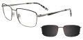 Takumi TK1262 Steel & Black (090) Eyeglasses - Color Image
