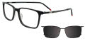 Takumi TK1263 Black & Red (090) Eyeglasses - Color Image
