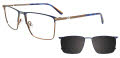 Takumi TK1268 Navy & Light Copper (50) Eyeglasses - Color Image