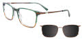 Takumi TK1269 Green & Brown / Copper (60) Eyeglasses - Color Image