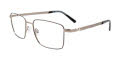 Takumi TK1273 With Magnetic Clip-On Lens Black & Steel with Clip on lens (090) Eyeglasses - Color Image