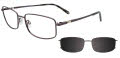 Takumi TK1281 Satin Steel (020) Eyeglasses - Color Image