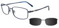 Takumi TK1281 Satin Blue (050) Eyeglasses - Color Image