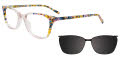 Takumi TK1282 Crystal Pink & Yellow Marble Mix (10) Eyeglasses - Color Image