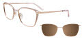 Takumi TK1288 Pink & Shiny Gold (10) Eyeglasses - Color Image