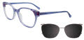 Takumi TK1299 Ultramarine & Crystal (050) Eyeglasses - Color Image