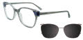 Takumi TK1299 Black & Crystal (090) Eyeglasses - Color Image