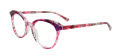 Takumi TK1300 With Magnetic Clip-On Lens Pink & Black & Crystal with Clip on lens (030) Eyeglasses - Color Image