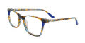 Takumi TK1305 With Magnetic Clip-On Lens Brown Tortise & Blue with Clip on lens (010) Eyeglasses - Color Image