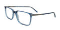 Takumi TK1312 With Magnetic Clip-On Lens Transparent Blue with Clip on lens (050) Eyeglasses - Color Image