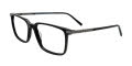 Takumi TK1312 With Magnetic Clip-On Lens Black with Clip on lens (090) Eyeglasses - Color Image