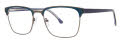 B.M.E.C. Big Mens Big Line Matte Navy/Gunmetal  Eyeglasses - Color Image