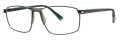 B.M.E.C. Big Mens Big Warrior Matte Gunmetal/Gry Eyeglasses - Color Image