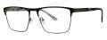B.M.E.C. Big Mens Big Yard Matte Gunmetal/Black Eyeglasses - Color Image