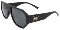Black Flys Mix Master Fly - MIKE Collab Matte Black with Smoke Lens Sunglasses - Color Image