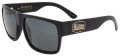 Black Flys Sullen Fly 4 Collab Matte Black with Smoke Polarized Lens Sunglasses - Color Image