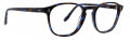 Badgley Mischka Matteo Brown/Cobalt Eyeglasses - Color Image