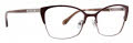 Badgley Mischka Trudi Cabernet Eyeglasses - Color Image
