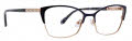 Badgley Mischka Trudi Navy Eyeglasses - Color Image