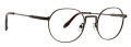 Badgley Mischka Wiley Antique Gold Eyeglasses - Color Image
